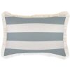 Cushion Cover-Coastal Fringe-Deck-Stripe-Smoke-35cm x 50cm