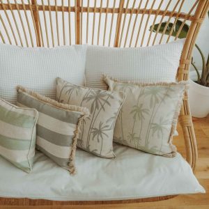 Cushion Cover-Coastal Fringe-Deck-Stripe-Smoke