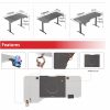 Gaming Standing Desk Home Office Lift Electric Height Adjustable Sit To Stand Motorized Standing Desk 1160