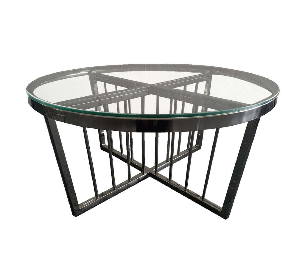 Serena Coffee Table – CLEARTOP – 95cm Black