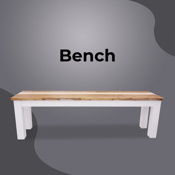 Dining Bench Solid Acacia Wood Home Dinner Furniture – Multi Color
