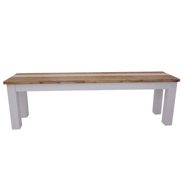 Dining Bench Solid Acacia Wood Home Dinner Furniture – Multi Color