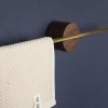 60CM Brushed Golden Brass Towel Bar Bathroom Kitchen Hand Towel Rack Holder Hanger