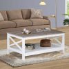 Coastal Coffee Table in White and Grey
