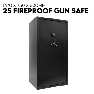 25 Gun Safe Firearm Rifle Storage Lock box Steel Cabinet Heavy Duty Locker