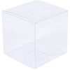 10 Piece Pack -PVC Clear See Through Plastic 15cm Square Cube Box – Large Bomboniere Product Exhibition Gift