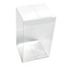 10 Pack of 8x8x10cm Clear PVC Plastic Folding Packaging Small rectangle/square Boxes for Wedding Jewelry Gift Party Favor Model Candy Chocolate Soap B