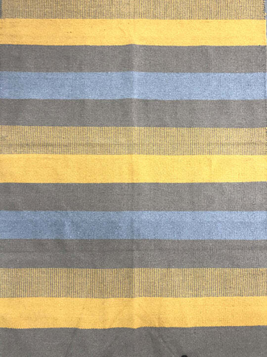 Blue/Green/yellow kilim rug
