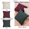 Bedding House Chelsy Green Square Filled Cushion 40cm x 40cm