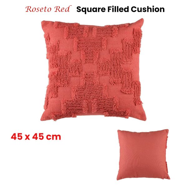 Accessorize Roseto Square Filled Cushion 45cm x 45cm