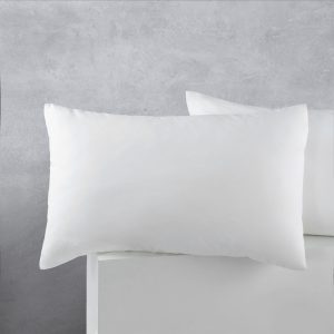 Accessorize Pair of Cotton Polyester Standard Pillowcases White