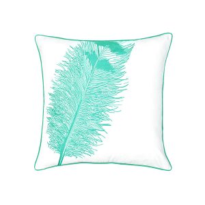 J.Elliot Home Feather Mint Filled Cushion 60 x 60 cm