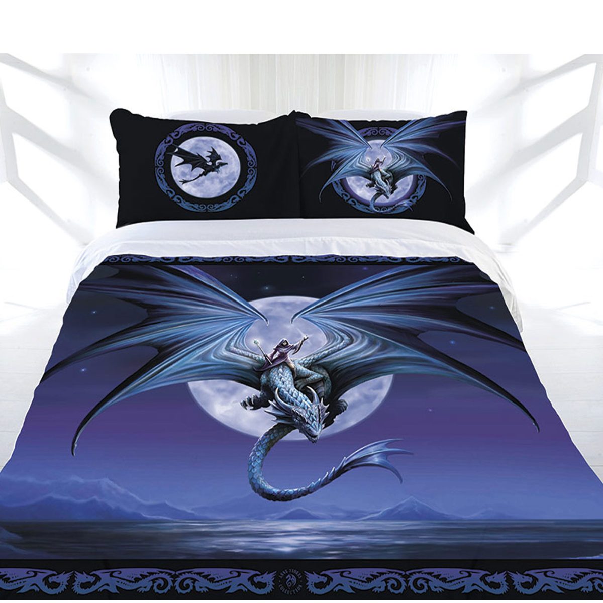 Anne Stokes Moonstone Quilt Cover Set Queen