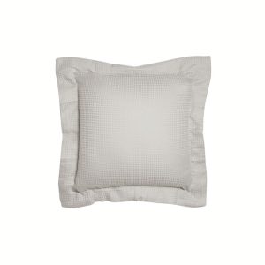 Jenny Mclean Paris Cotton Waffle Cushion Cover 40×40+5 cm – Grey