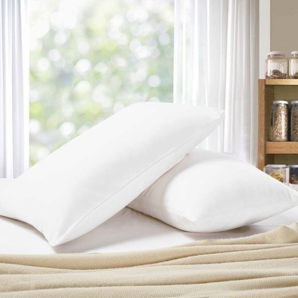 1000TC Premium Ultra Soft King size Pillowcases 2-Pack