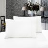 1000TC Premium Ultra Soft Queen size Pillowcases 2-Pack – White