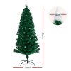Jingle Jollys Christmas Tree LED Xmas trees with Lights Multi Colour – 6ft