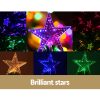 Jingle Jollys Christmas Tree LED Xmas trees with Lights Multi Colour – 8ft
