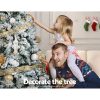 Jingle Jollys Christmas Tree Xmas Trees Decorations Snowy Tips – 6ft