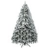 Jingle Jollys Christmas Tree Xmas Trees Decorations Snowy Tips – 7ft