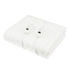 Laura Hill Heated Electric Blanket Queen Fitted Polyester – White