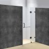 Wall to Wall Frameless Shower Screen 10mm Glass By Della Francesca