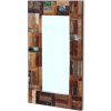 Mirror Solid Reclaimed Wood 80×50 cm