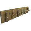 Coat Rack Solid Reclaimed Wood 60×15 cm