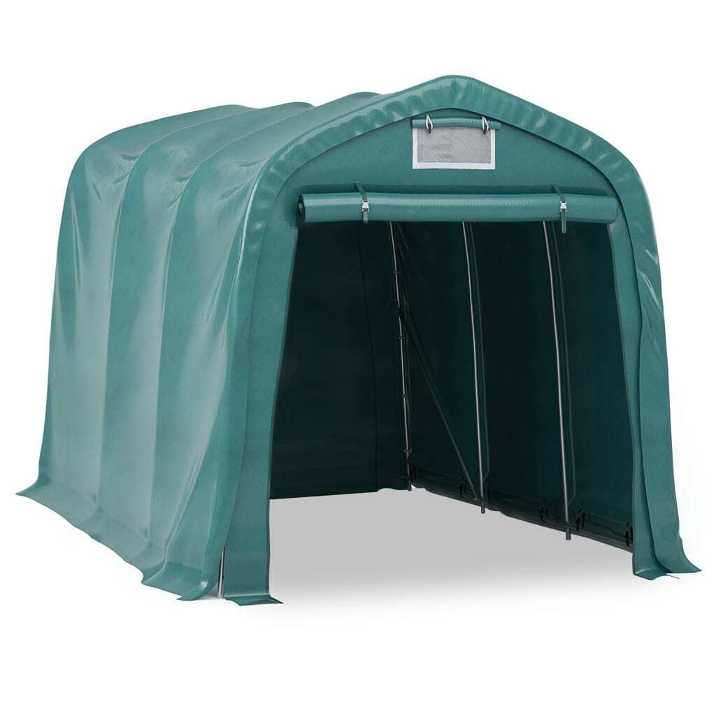 Garage Tent PVC 2.4×3.6 m Green