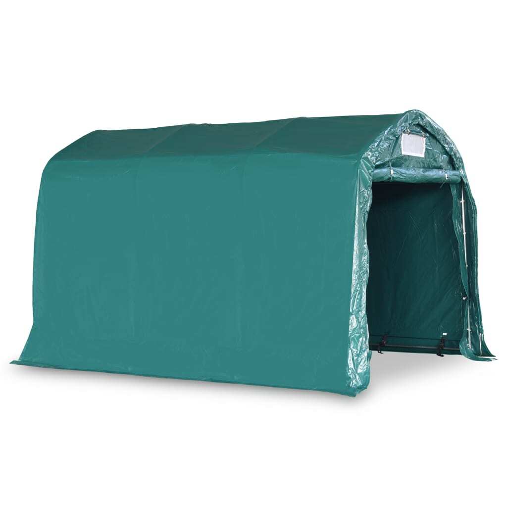 Garage Tent PVC 2.4×3.6 m Green