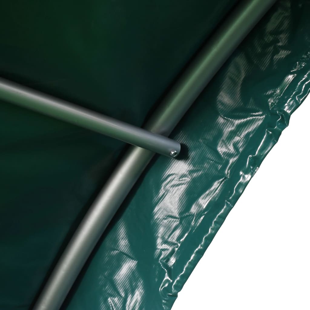 Livestock Tent PVC 3.7×3.7 m Green