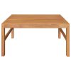 Garden Table 63x63x30 cm Solid Teak Wood