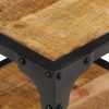 Coffee Table 40x40x36 cm Solid Rough Mango Wood