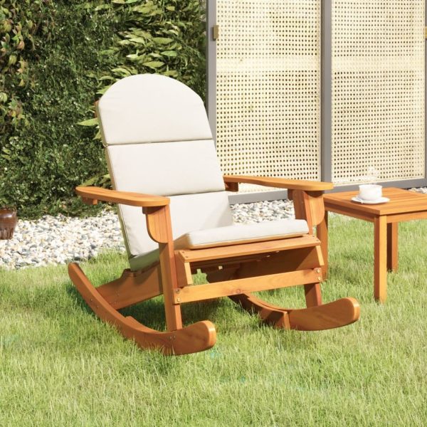 Adirondack Rocking Chair Solid Acacia Wood