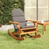 Adirondack Rocking Chair Solid Acacia Wood