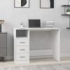 Desk with Drawers 102x50x76 cm Engineered Wood
