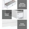 6 Chest of Drawers Cabinet Dresser Table Tallboy Storage Bedroom White