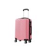 Luggage Suitcase Trolley Travel Packing Lock Hard Shell – 56 x 36 x 26 cm, Black