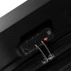 3pcs Luggage Sets Travel Hard Case Lightweight Suitcase TSA lock – Black