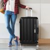 3pcs Luggage Sets Travel Hard Case Lightweight Suitcase TSA lock – Black
