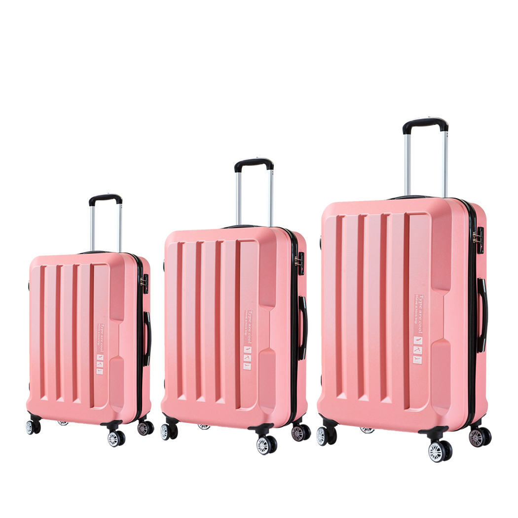 3pcs Luggage Sets Travel Hard Case Lightweight Suitcase TSA lock