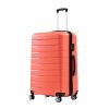 28″ Travel Luggage Carry On Expandable Suitcase Trolley Lightweight Luggages – Coral