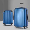2pc Luggage Trolley Suitcase Sets Travel TSA Hard Case