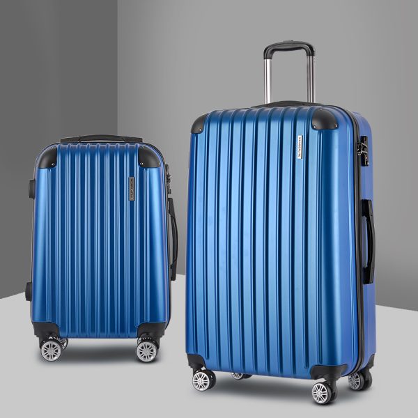 Luggage Trolley Set Travel Suitcase Hard Case Carry On Bag