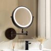 Extendable Makeup Mirror 10X Magnifying Double-Sided Bathroom Mirror