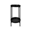 2 Tier Plant Stand Outdoor Indoor Metal Flower Pot Rack Garden Shelf