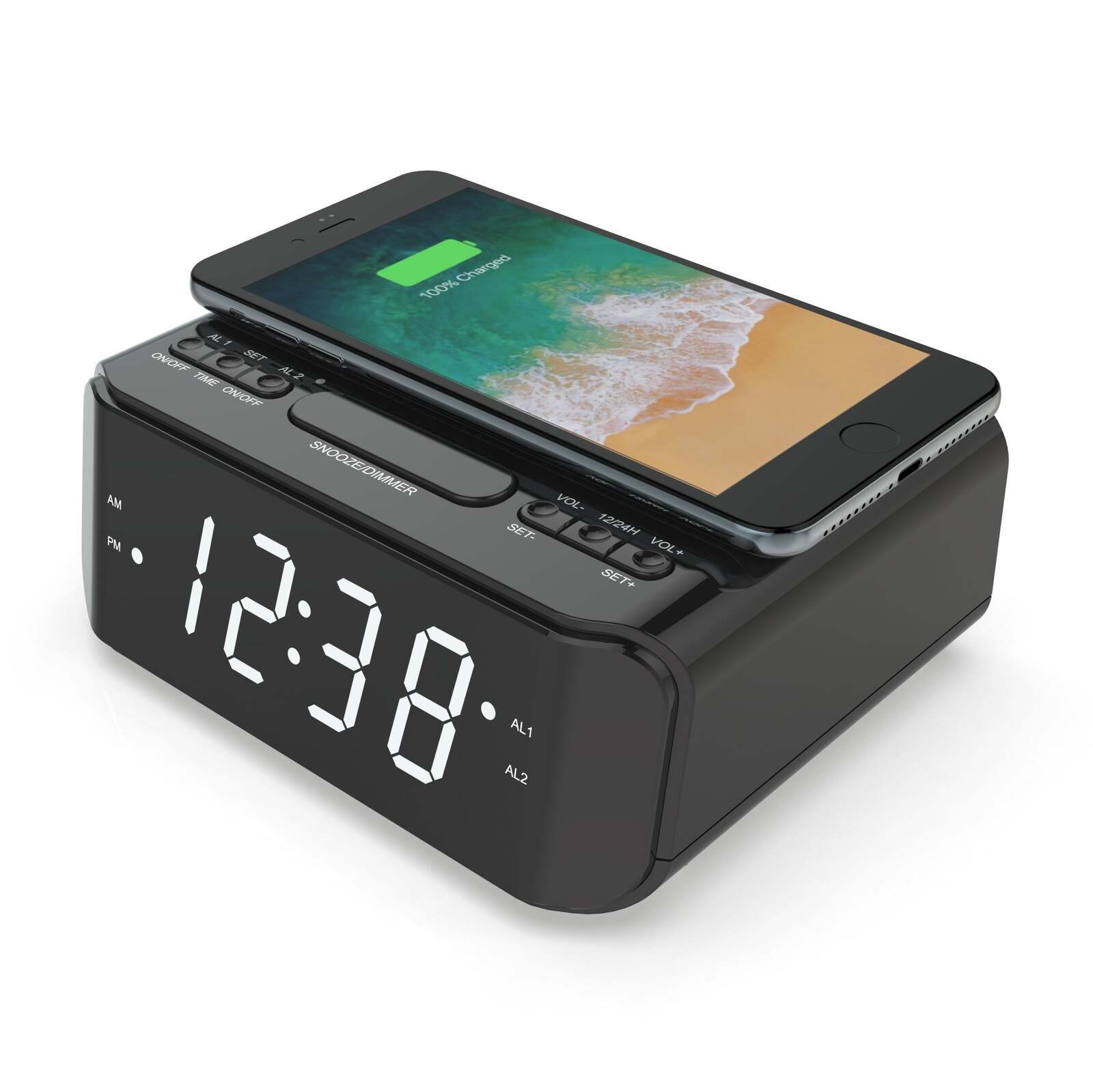 Wireless Charging Alarm Clock - Furniturre