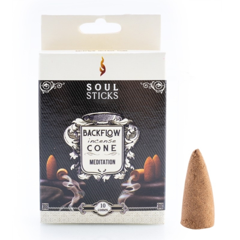 Soul Sticks Backflow Incense Cone – Set of 10