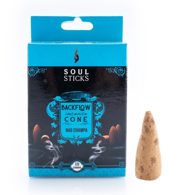 Soul Sticks Backflow Incense Cone – Set of 10