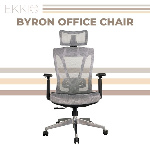 Byron – Office Chair (Silver)